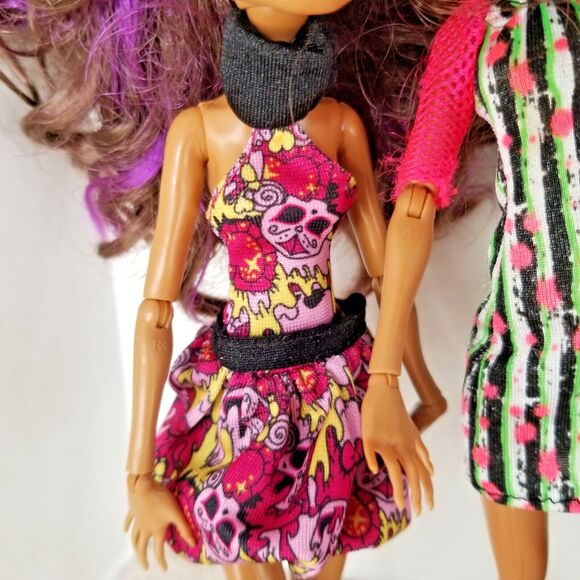 Monster High Dolls Clawdeen Wolf Doll Inner Monster Dress Outfit Shoes Lot of 3 - Picture 3 of 9